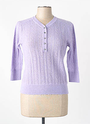 Pull violet BELLEROSE femme