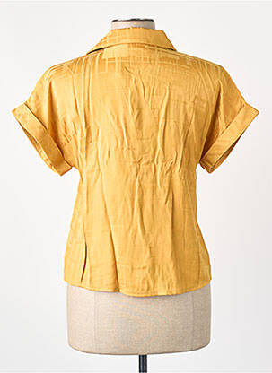 Chemise manches courtes jaune VILA femme