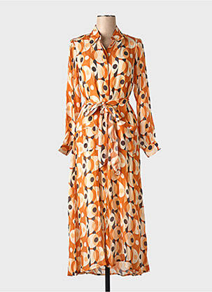 Robe longue beige SWILDENS femme