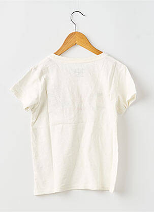 T-shirt blanc SUNCHILD fille
