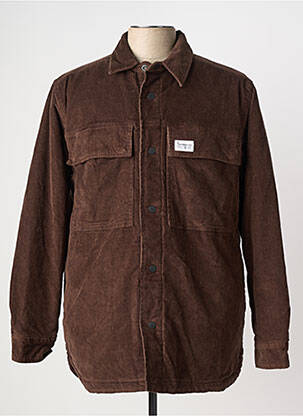 Veste casual marron KNOWLEDGE COTTON APPAREL homme
