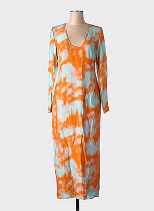 Robe longue orange SAMSOE & SAMSOE femme