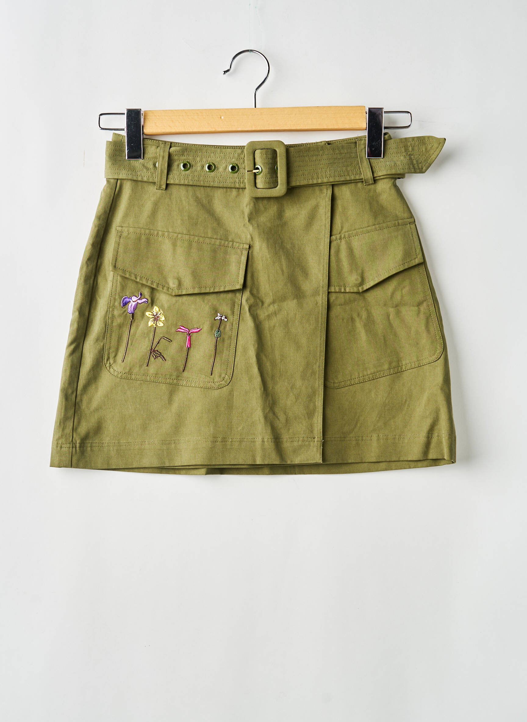 Jupe courte vert SCOTCH & SODA femme