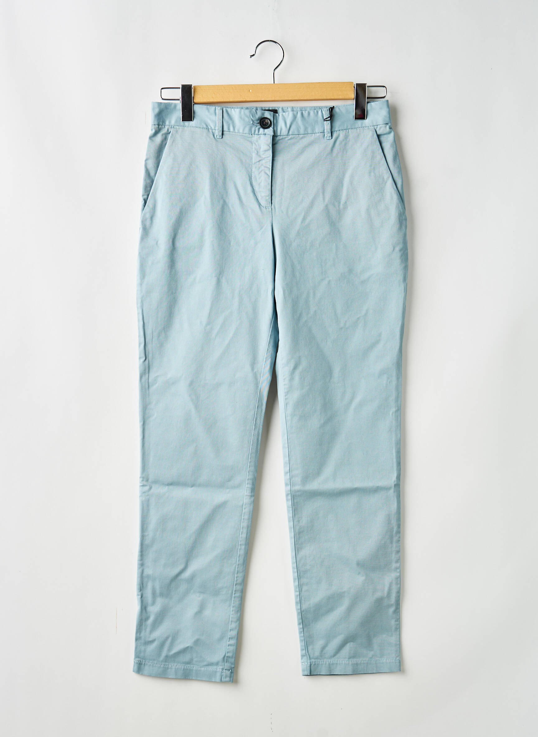 Pantalon droit bleu PAUL SMITH femme