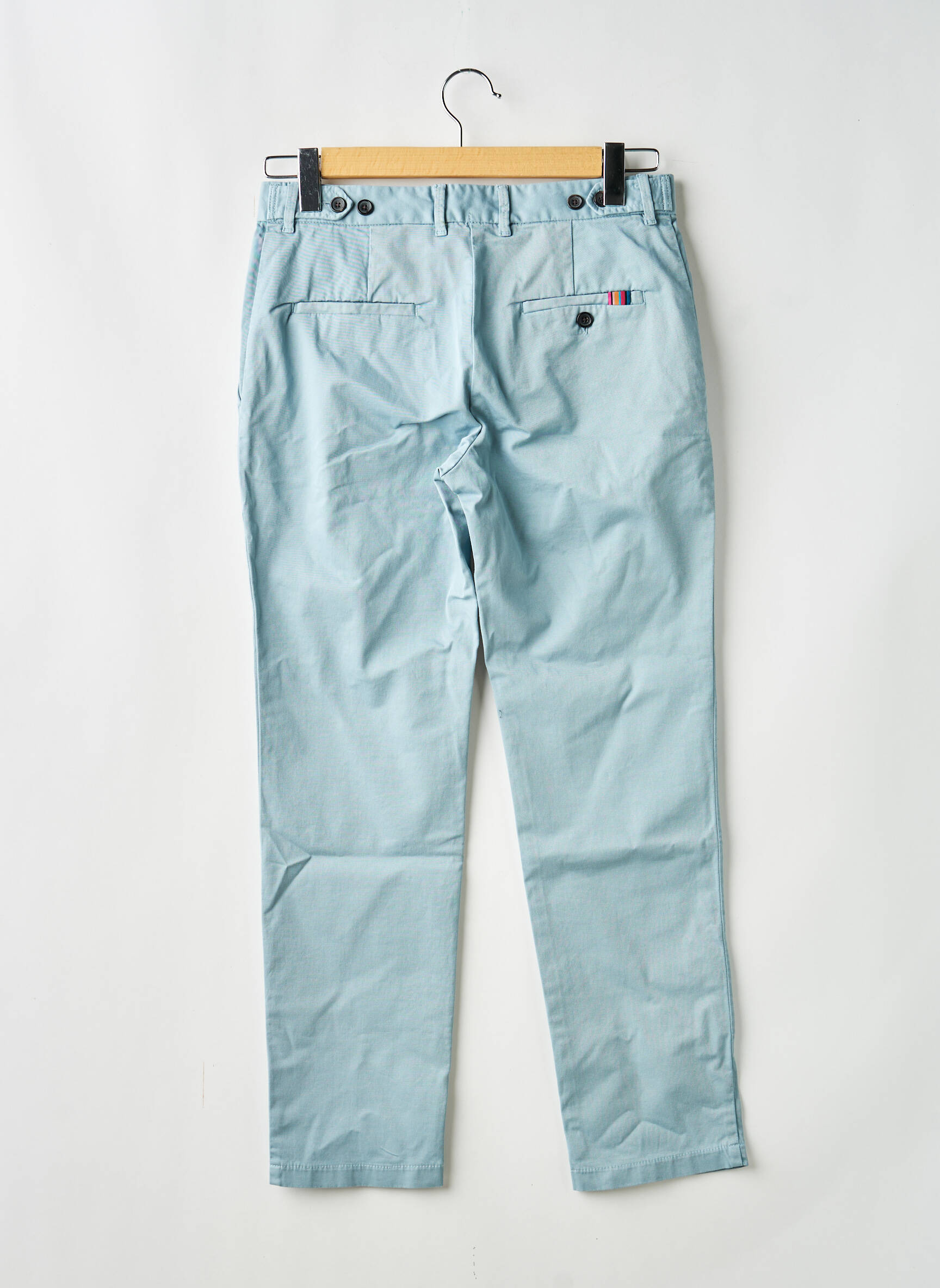 Pantalon droit bleu PAUL SMITH femme