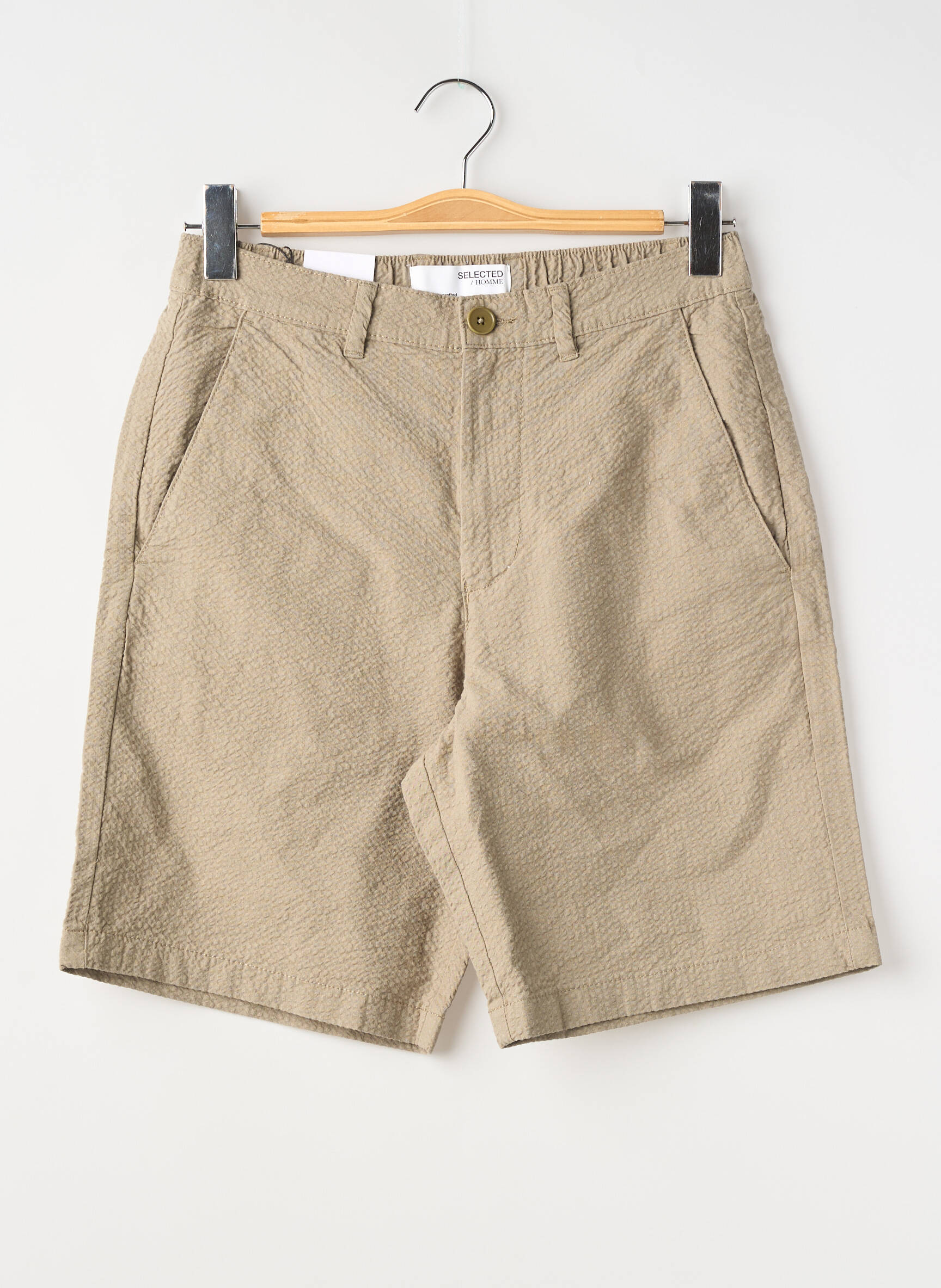 Bermuda gris SELECTED homme