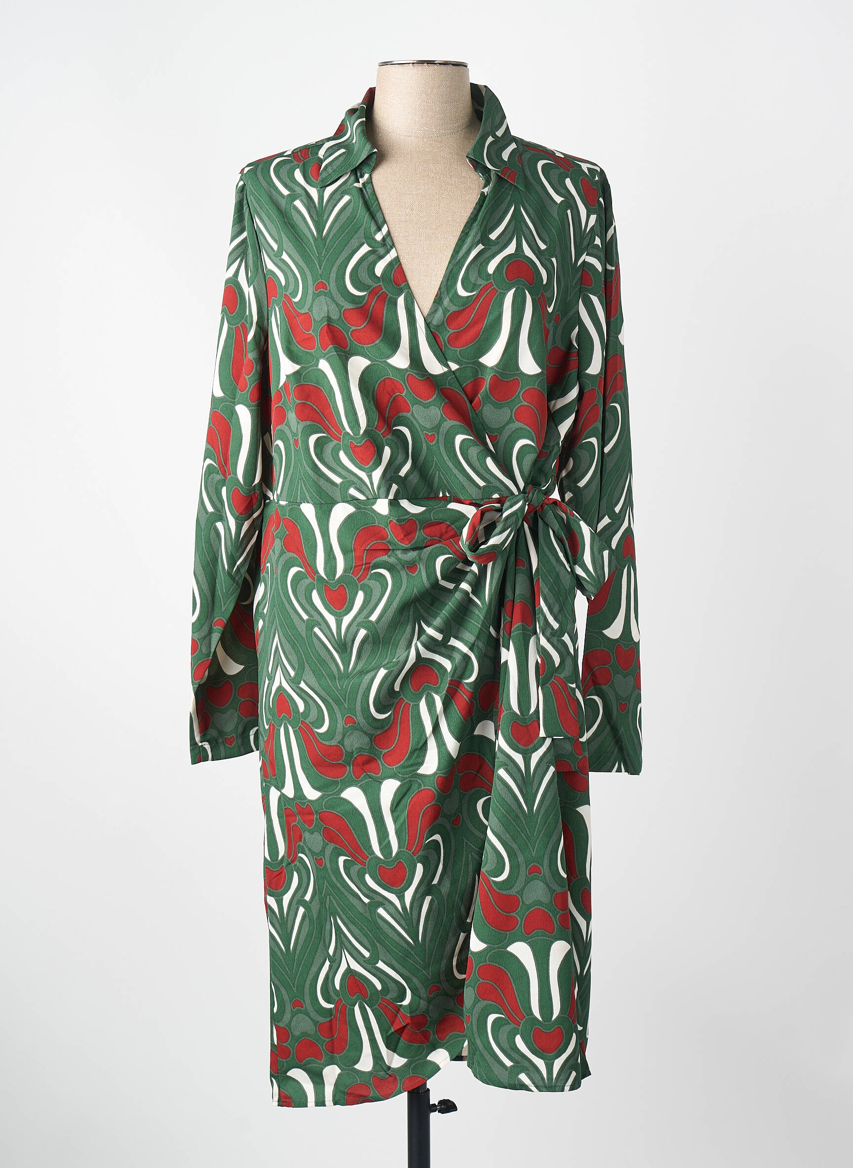 Robe courte vert EVOKED VILA femme