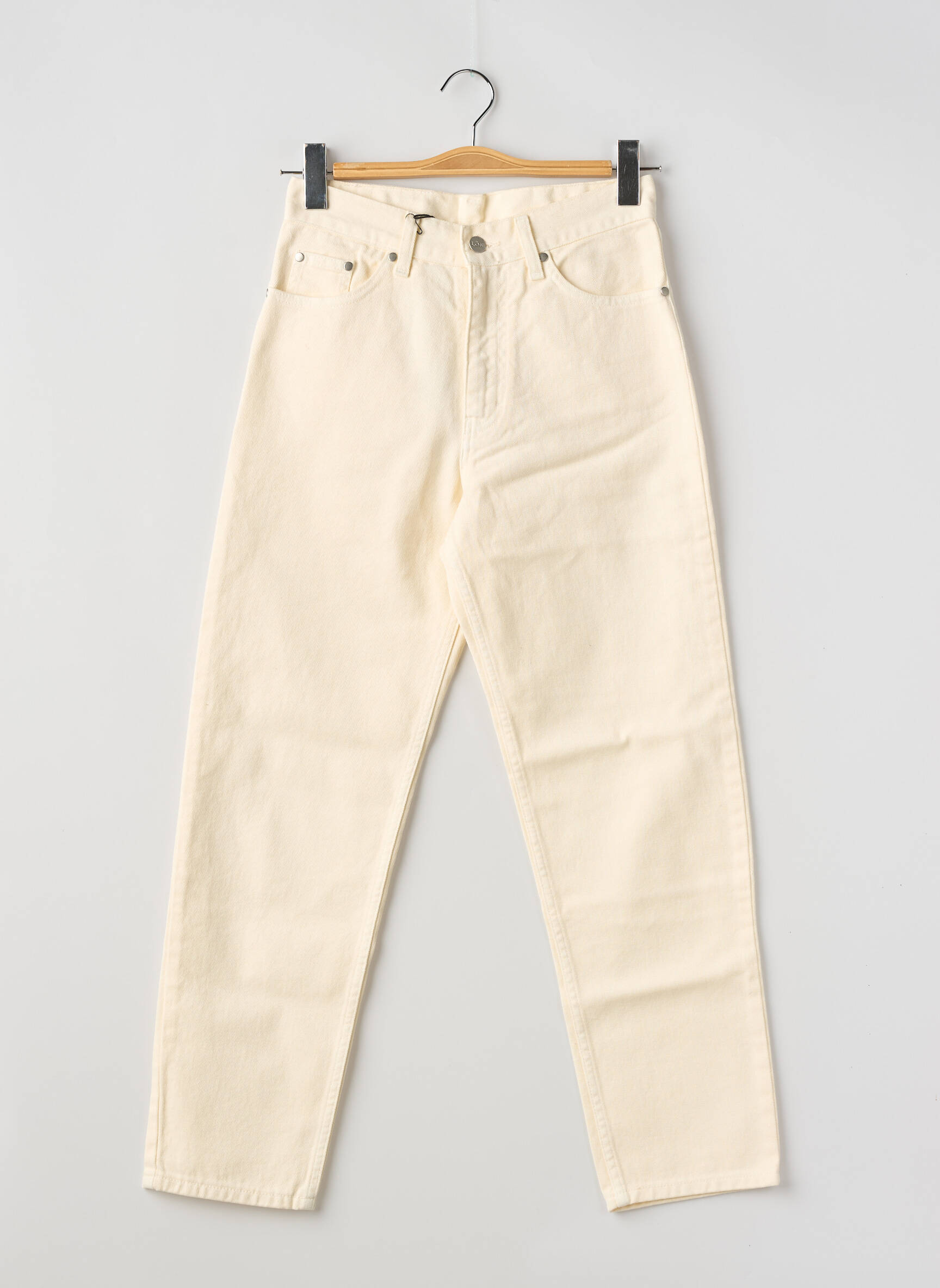 Jeans coupe droite blanc MARGAUX LONNBERG femme
