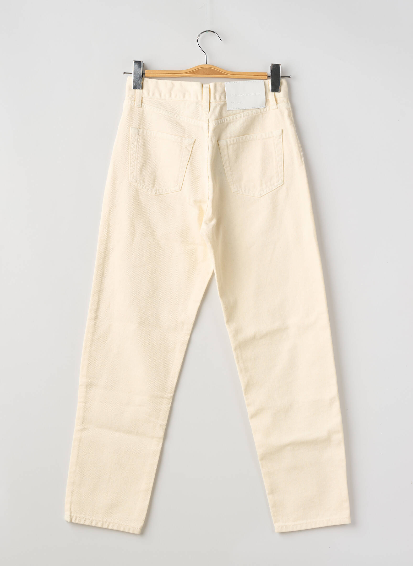 Jeans coupe droite blanc MARGAUX LONNBERG femme
