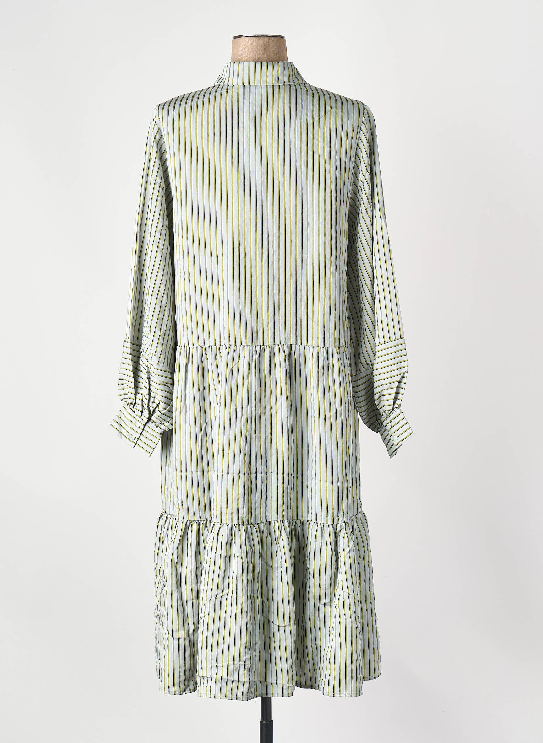 Robe mi-longue vert MSCH COPENHAGEN femme
