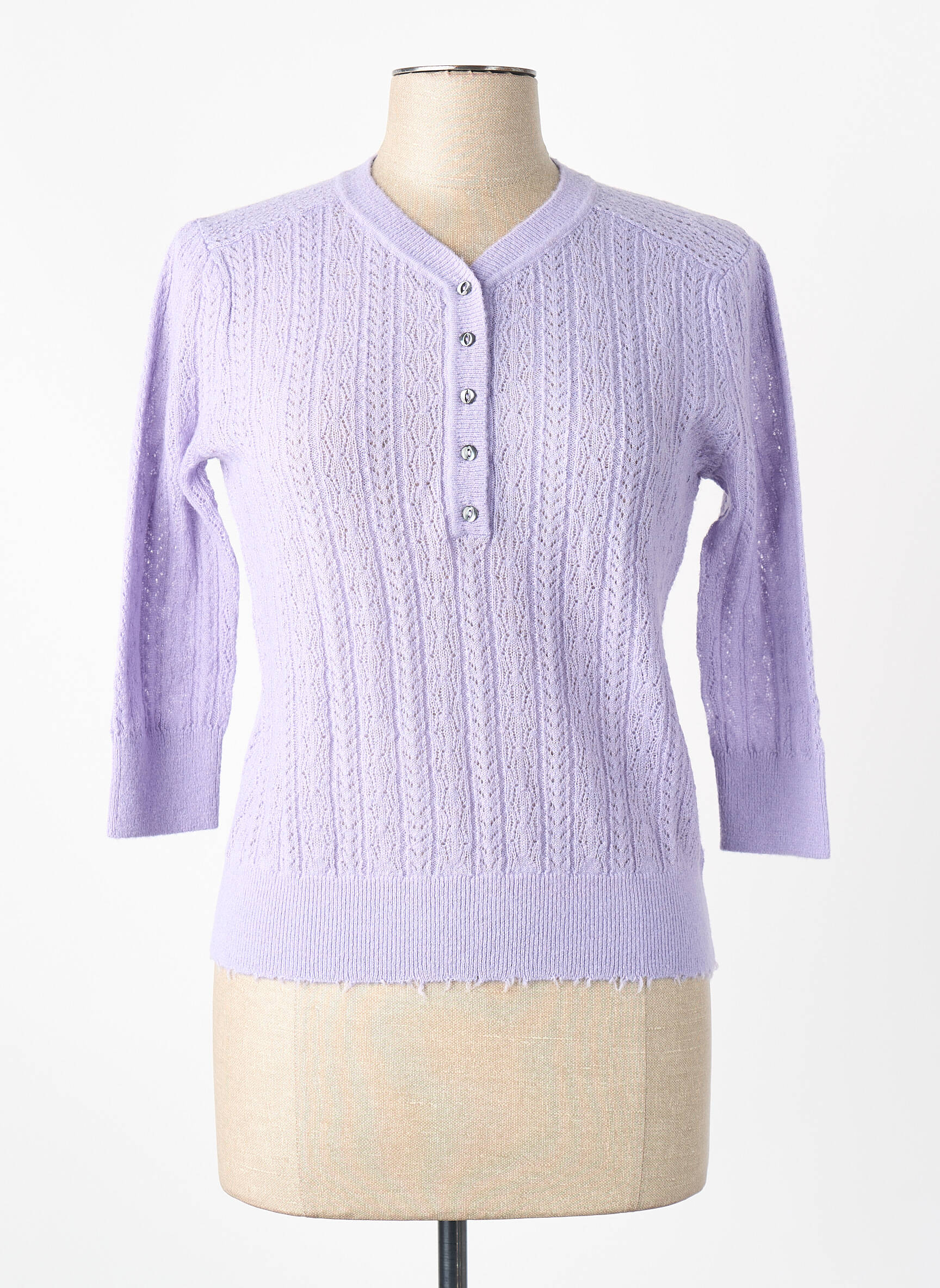 Pull violet BELLEROSE femme