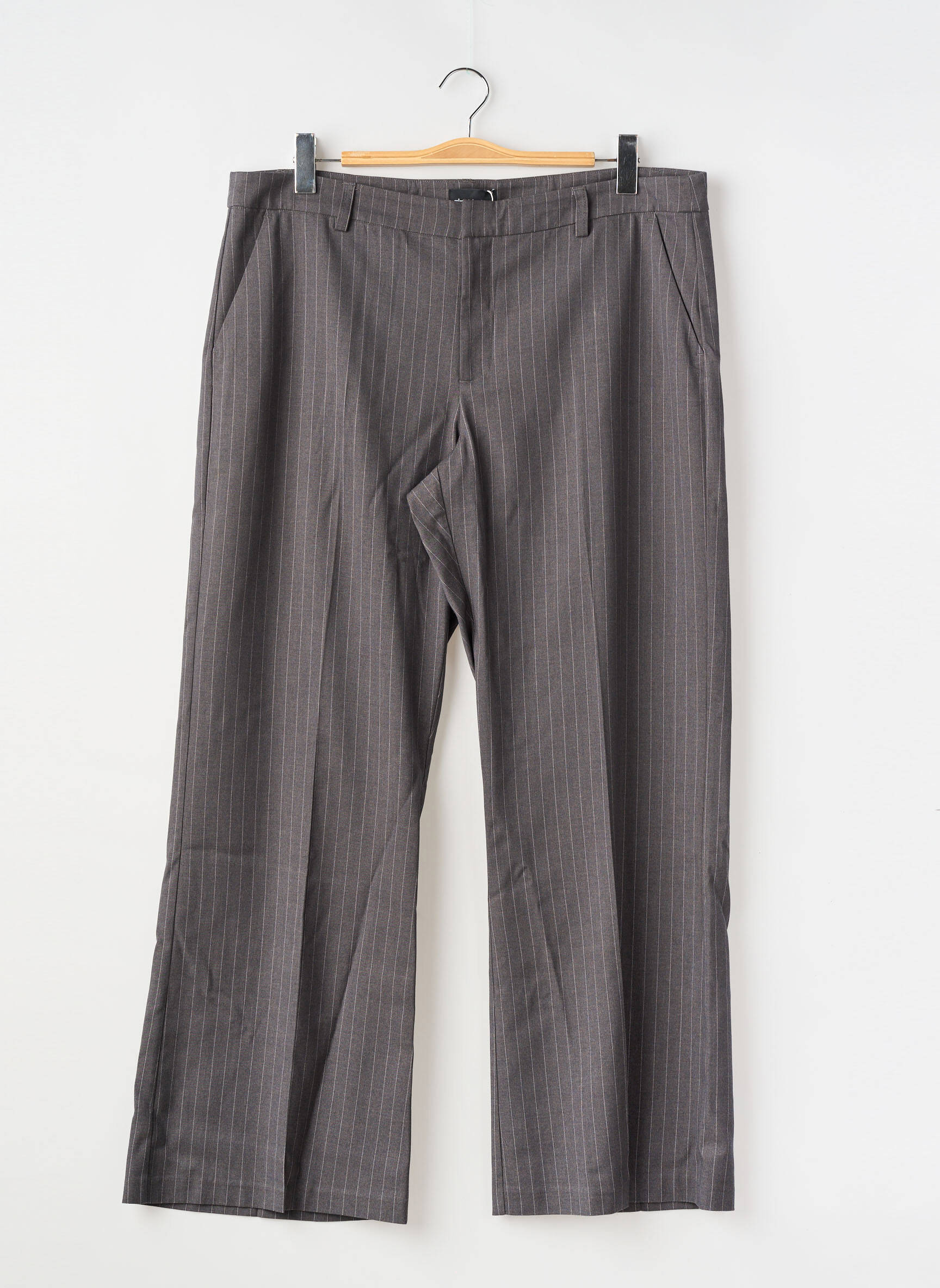 Pantalon droit gris GINA TRICOT femme