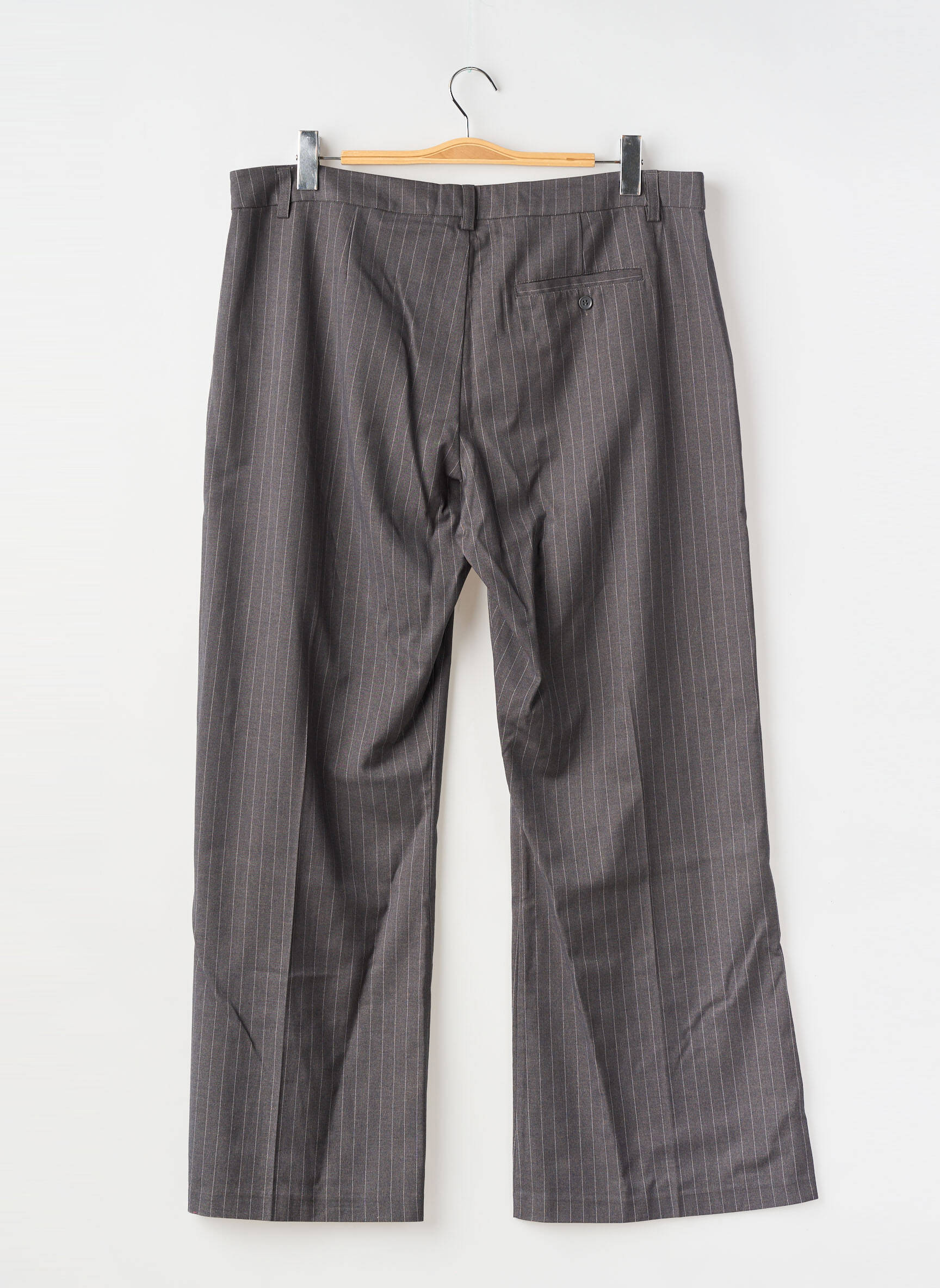 Pantalon droit gris GINA TRICOT femme