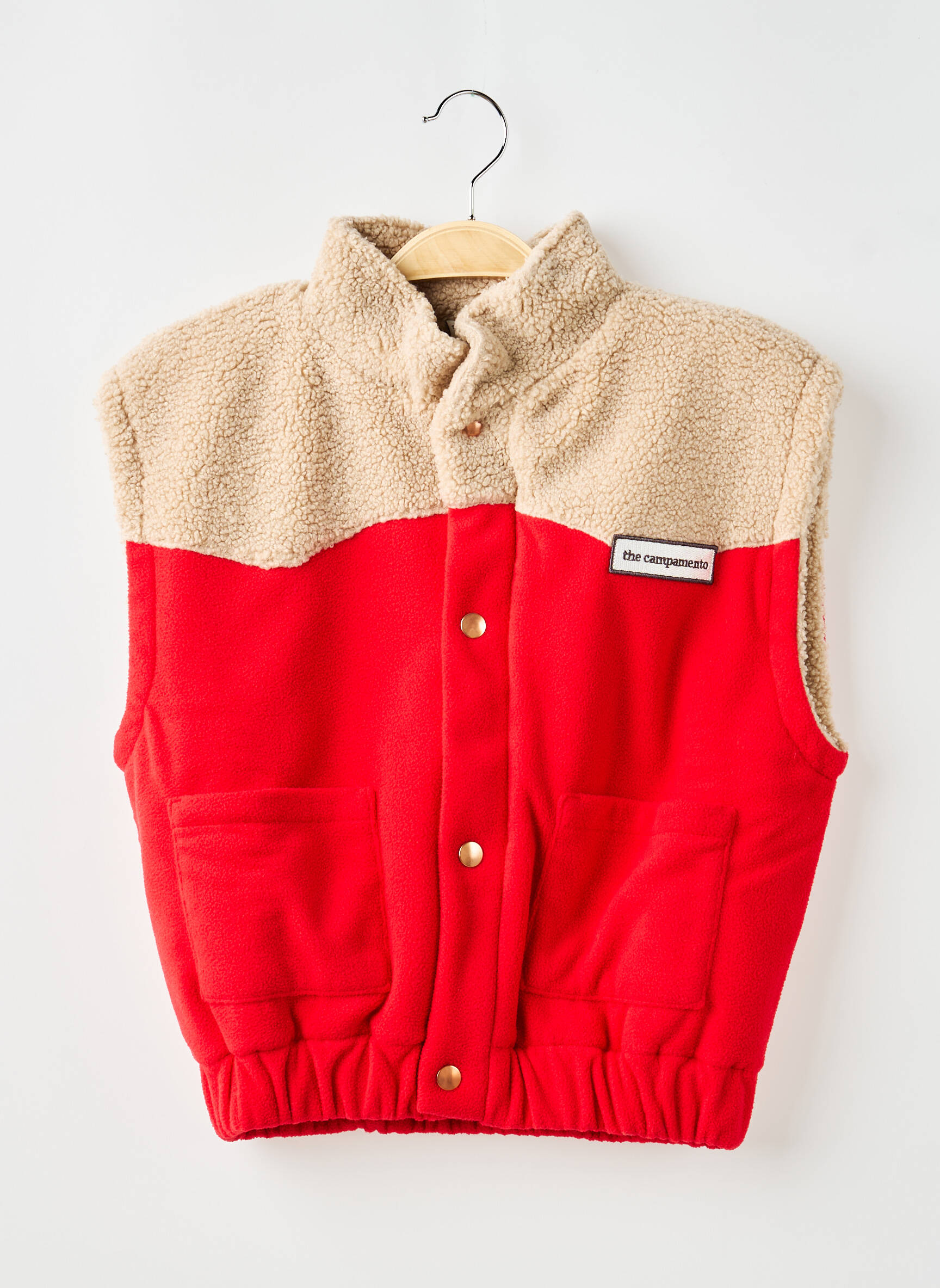 Polaire rouge THE CAMPAMENTO fille