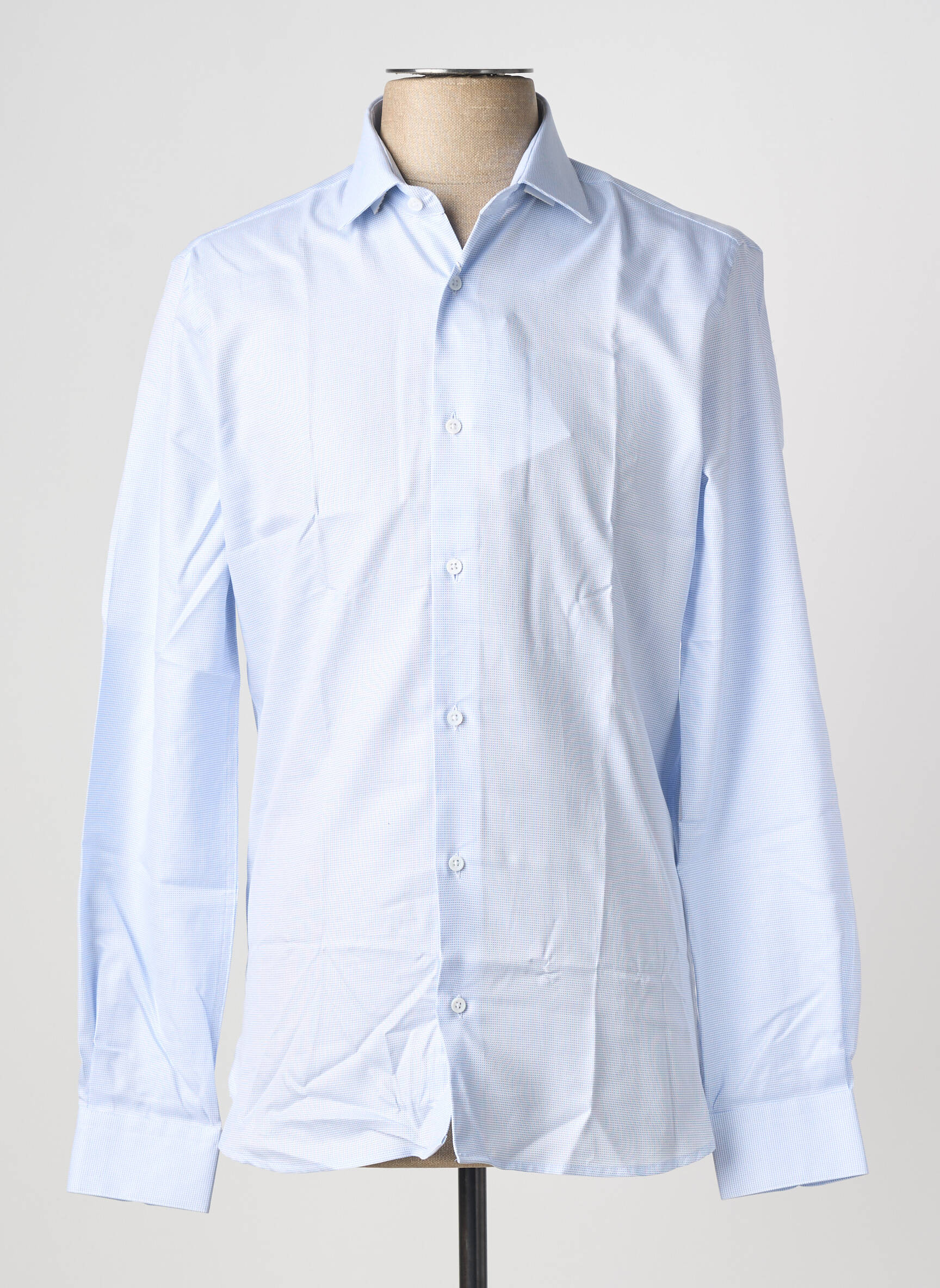 Chemise manches longues bleu ATELIER PRIVÉ homme