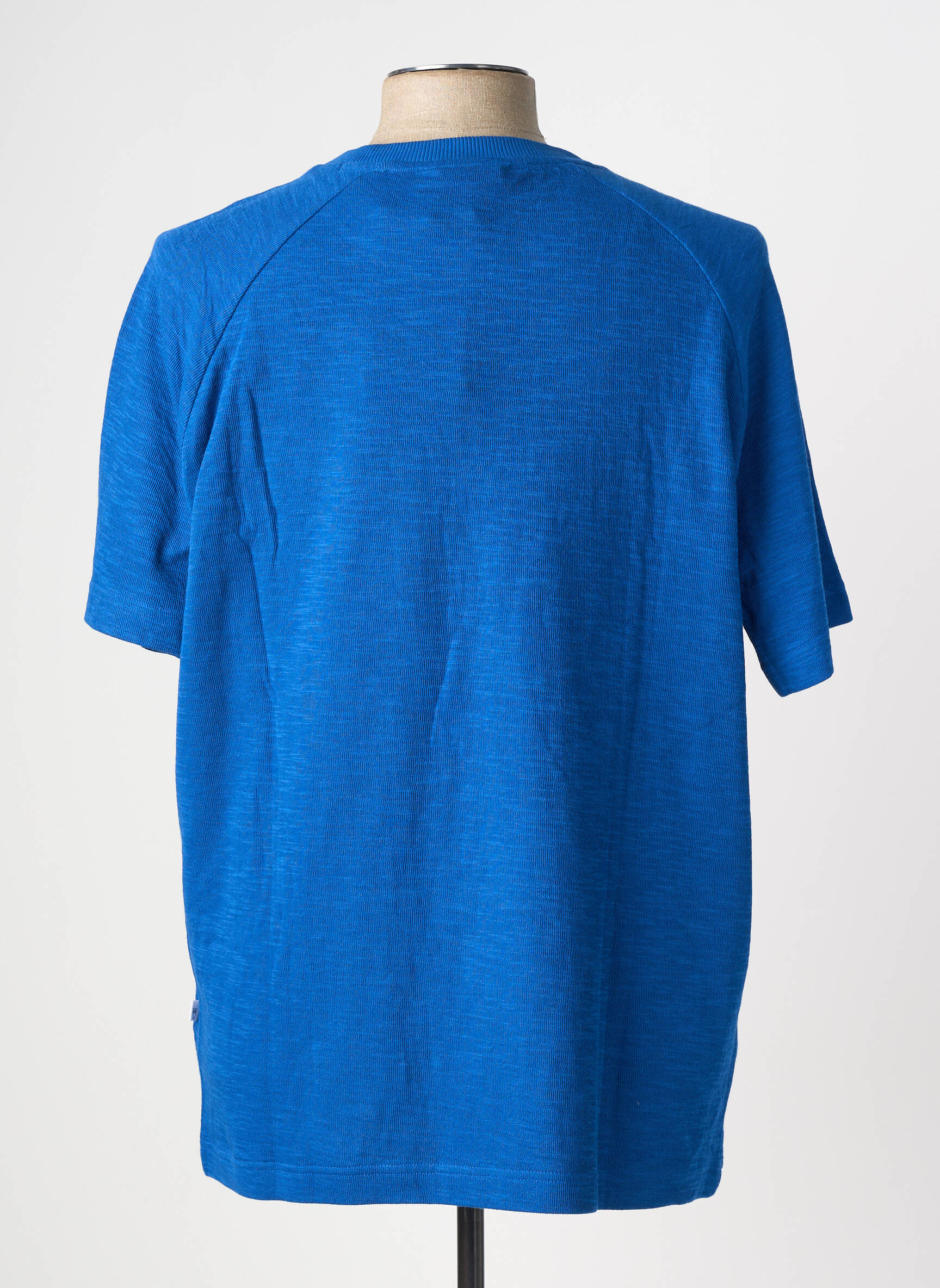 T-shirt bleu KNOWLEDGE COTTON APPAREL homme