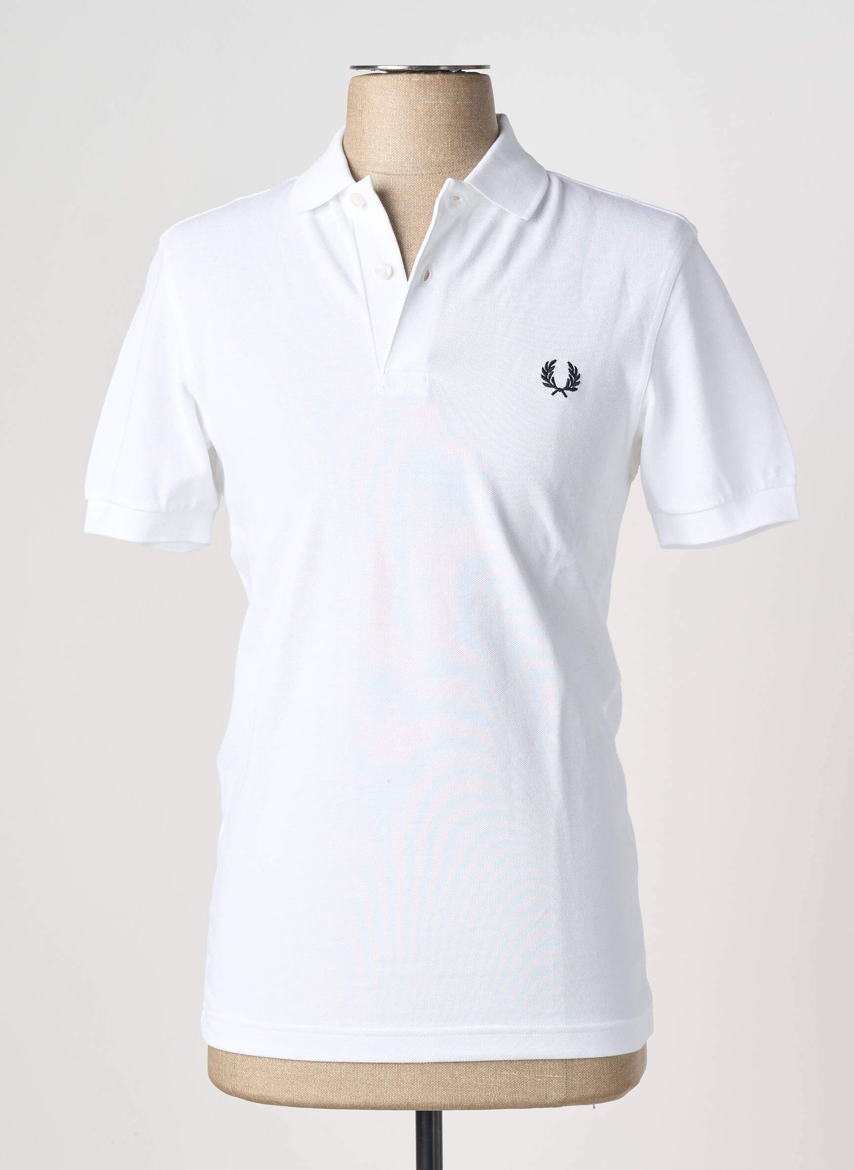 Polo blanc FRED PERRY homme