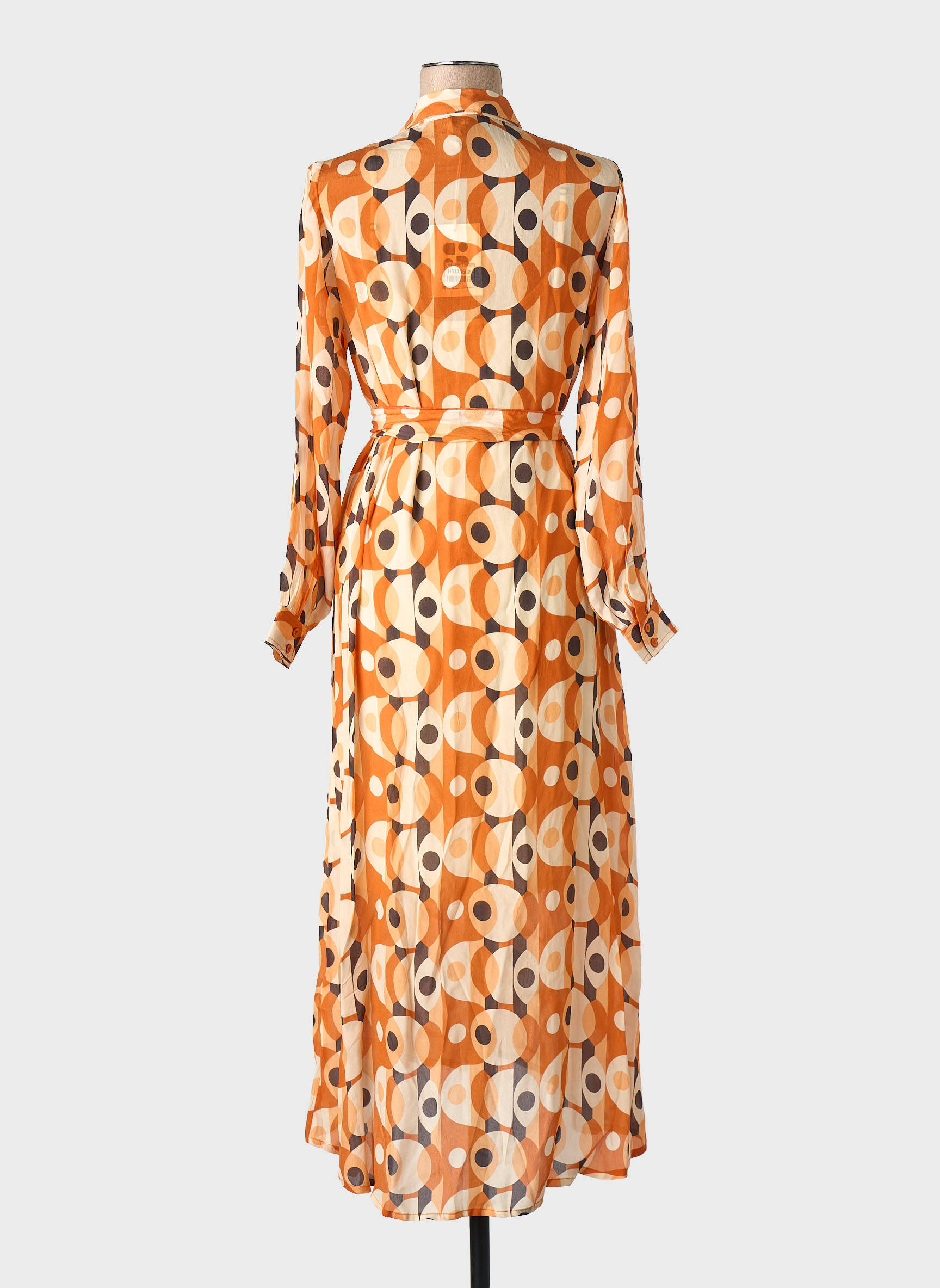 Robe longue beige SWILDENS femme