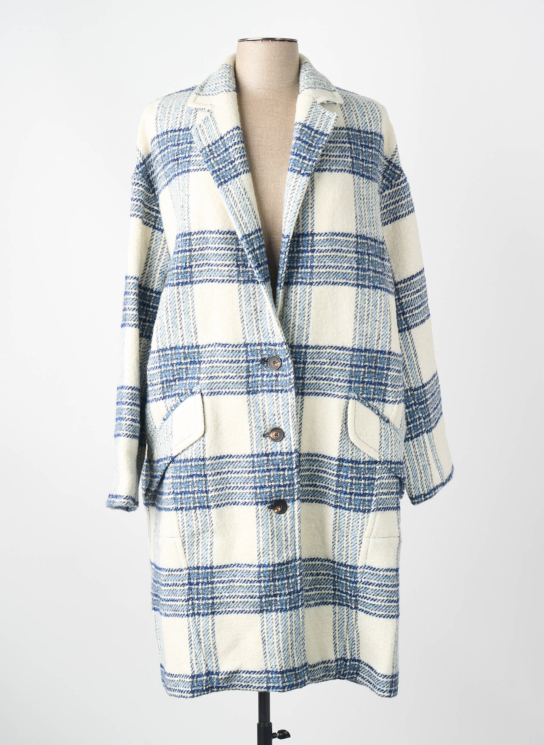 Manteau long vert BELLEROSE femme