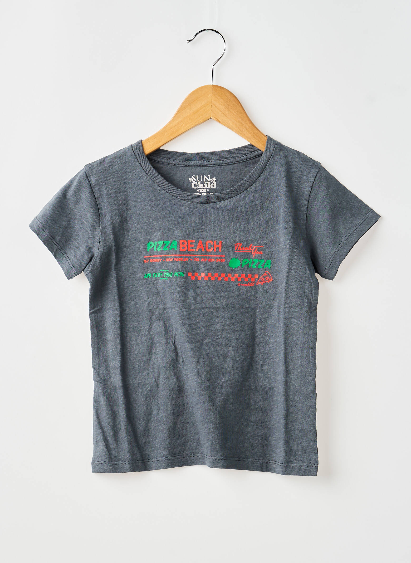 T-shirt noir SUNCHILD fille