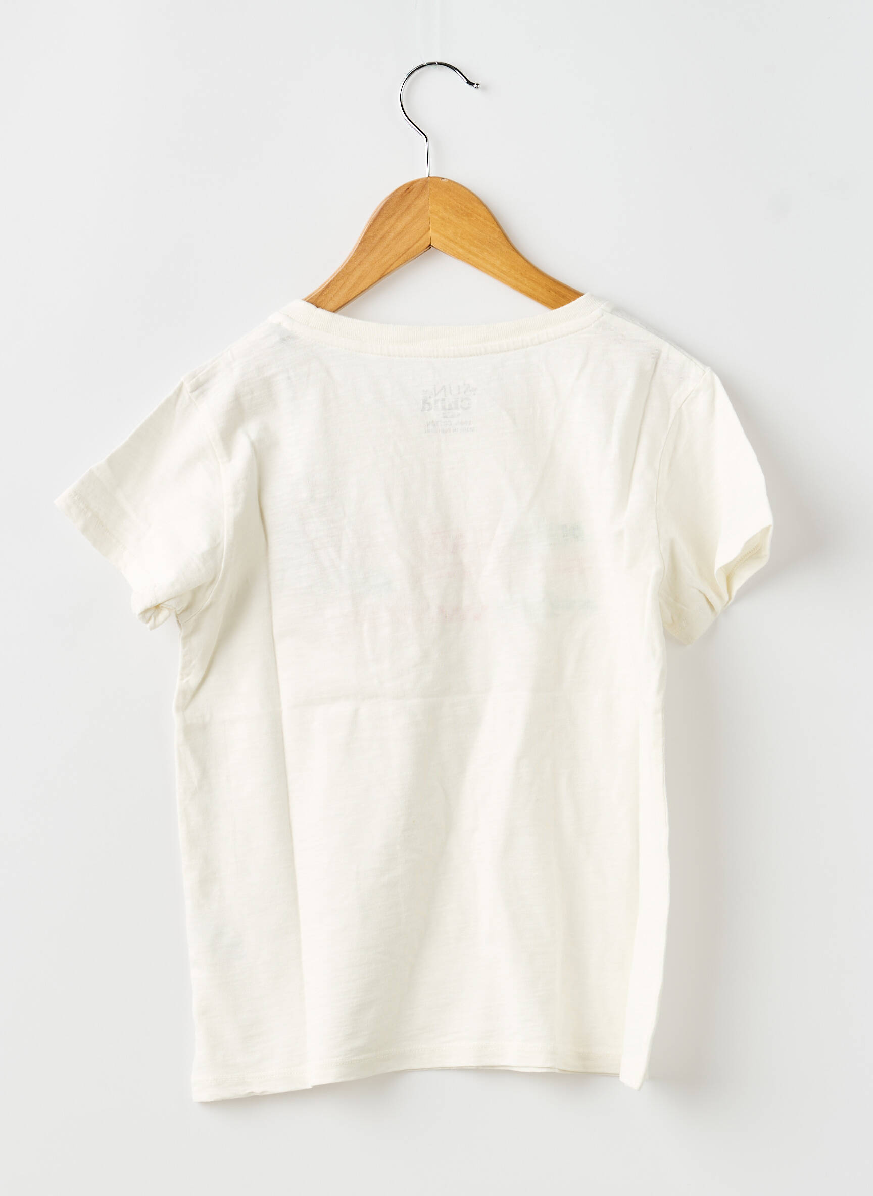 T-shirt blanc SUNCHILD fille