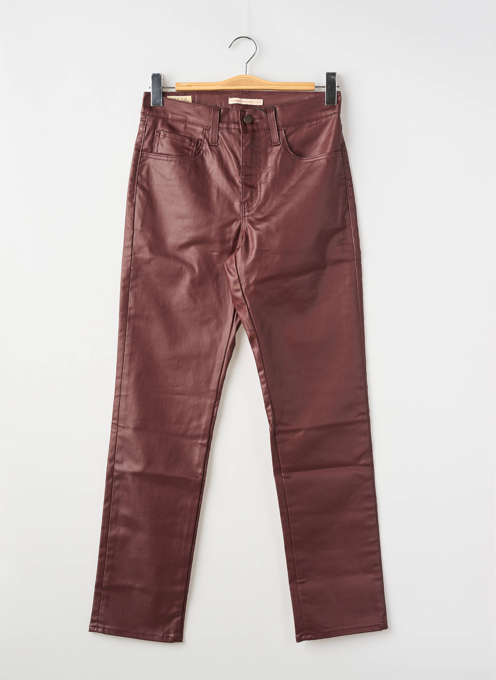 Pantalon slim marron LEVI'S femme