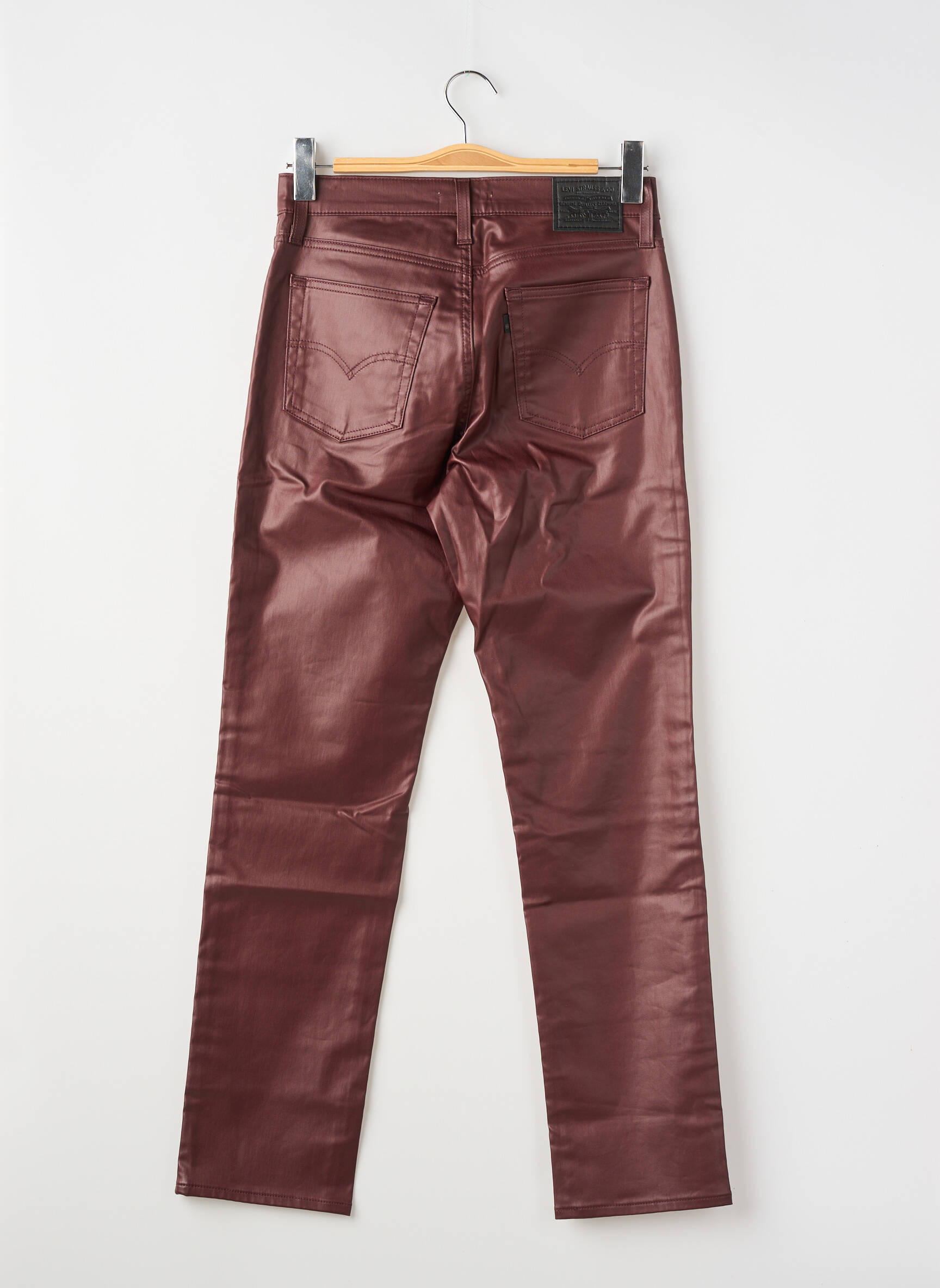 Pantalon slim marron LEVI'S femme