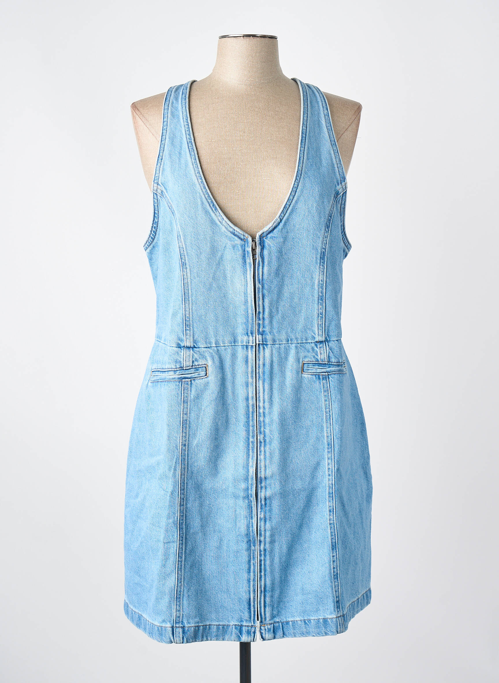 Robe courte bleu LEVI'S femme