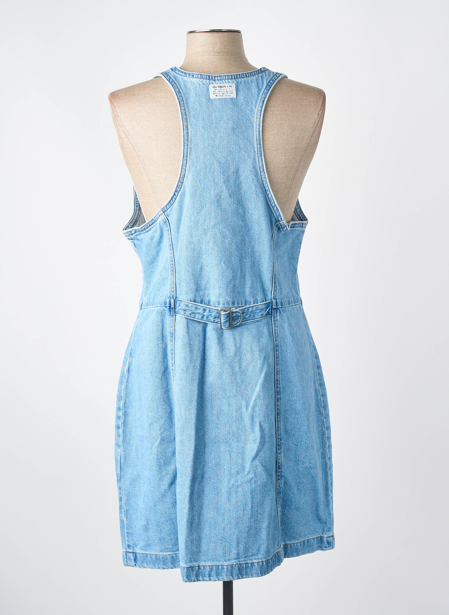 Robe courte bleu LEVI'S femme