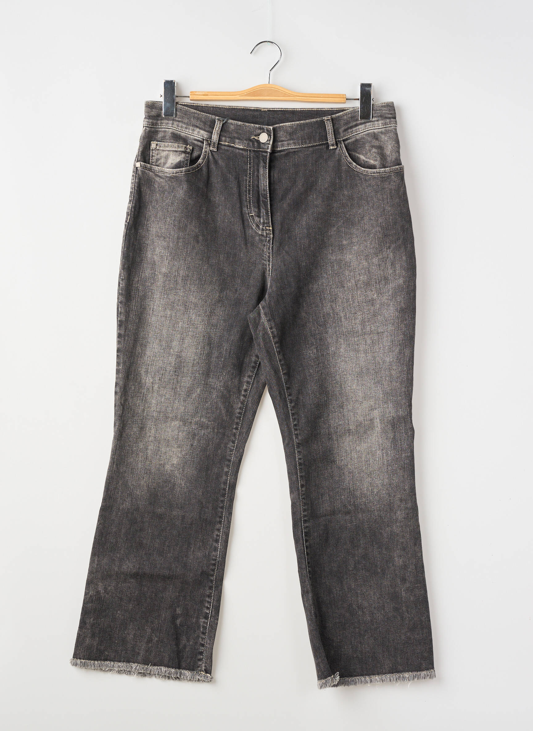 Jeans coupe droite noir PERSONA BY MARINA RINALDI femme