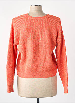 Gilet manches longues orange VILA femme