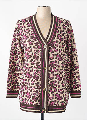 Gilet manches longues marron PERSONA BY MARINA RINALDI femme