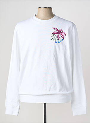 Sweat-shirt blanc SCOTCH & SODA homme