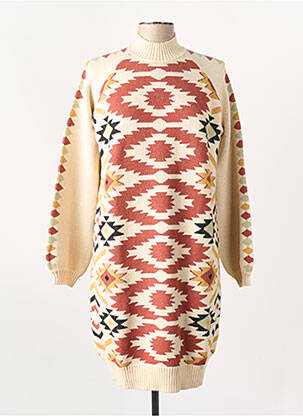 Robe courte beige WILD femme