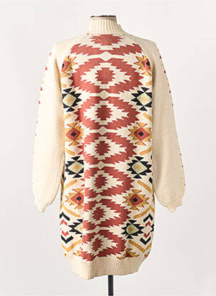 Robe courte beige WILD femme
