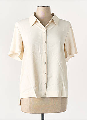 Chemise manches courtes beige TWINSET femme