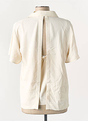 Chemise manches courtes beige TWINSET femme