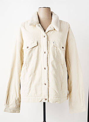 Veste en jean beige LEVI'S femme