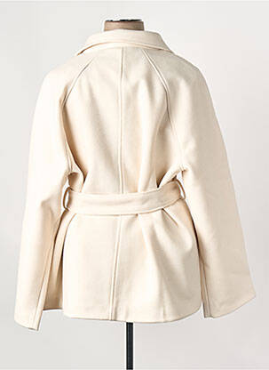 Manteau long blanc GINA TRICOT femme