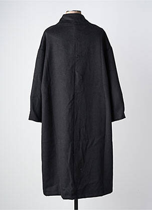 Manteau long noir MAT FASHION femme