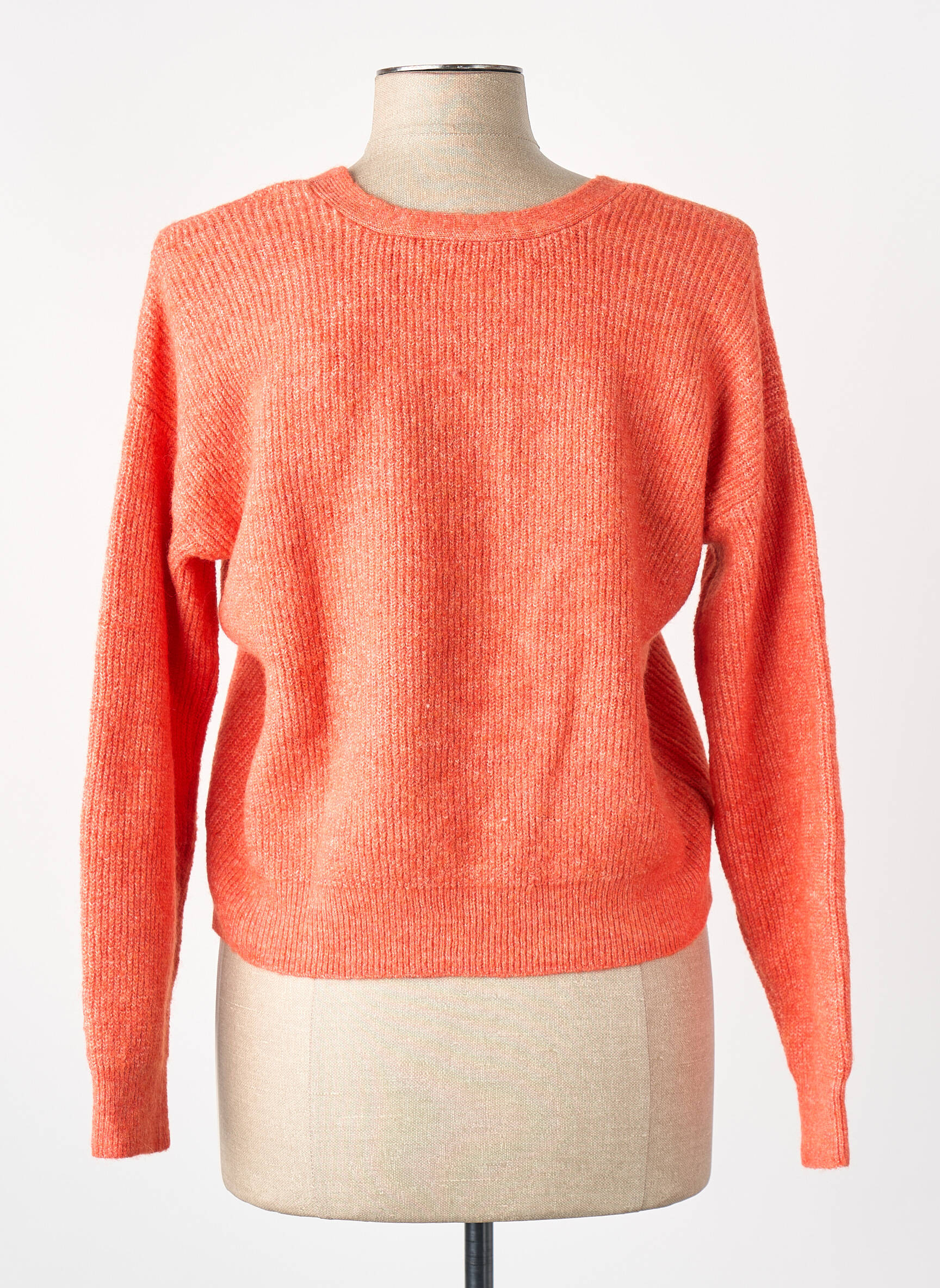 Gilet manches longues orange VILA femme