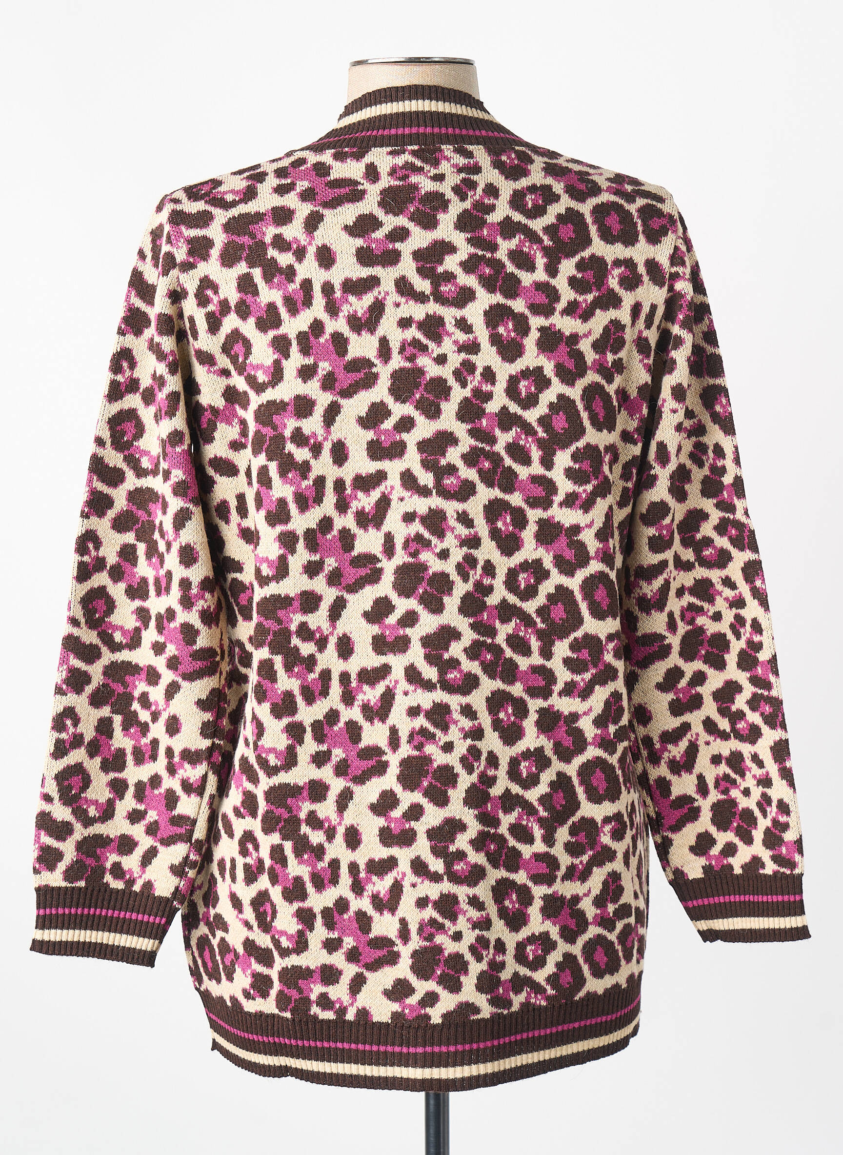 Gilet manches longues marron PERSONA BY MARINA RINALDI femme