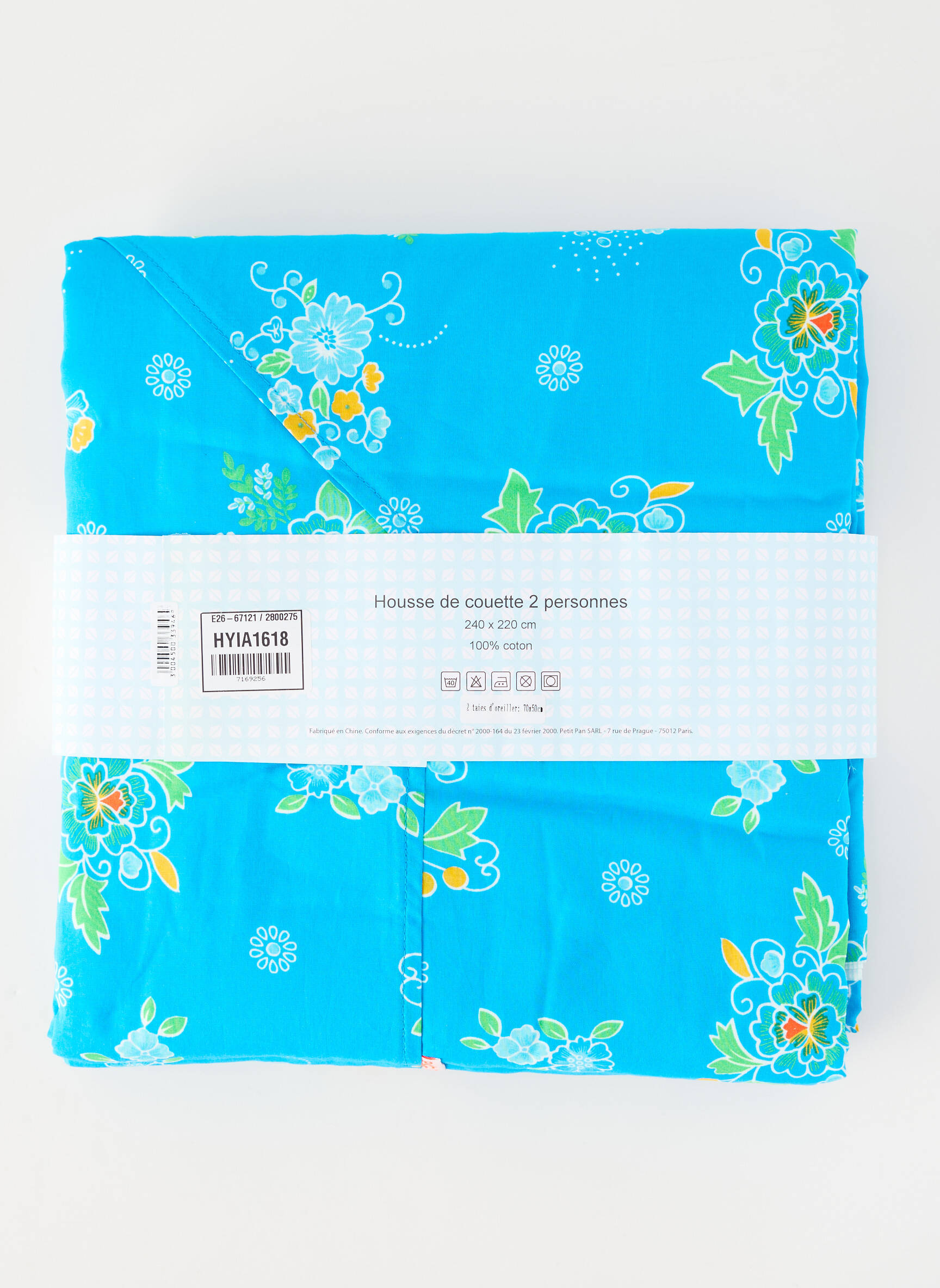Parure de lit bleu PETIT PAN enfant