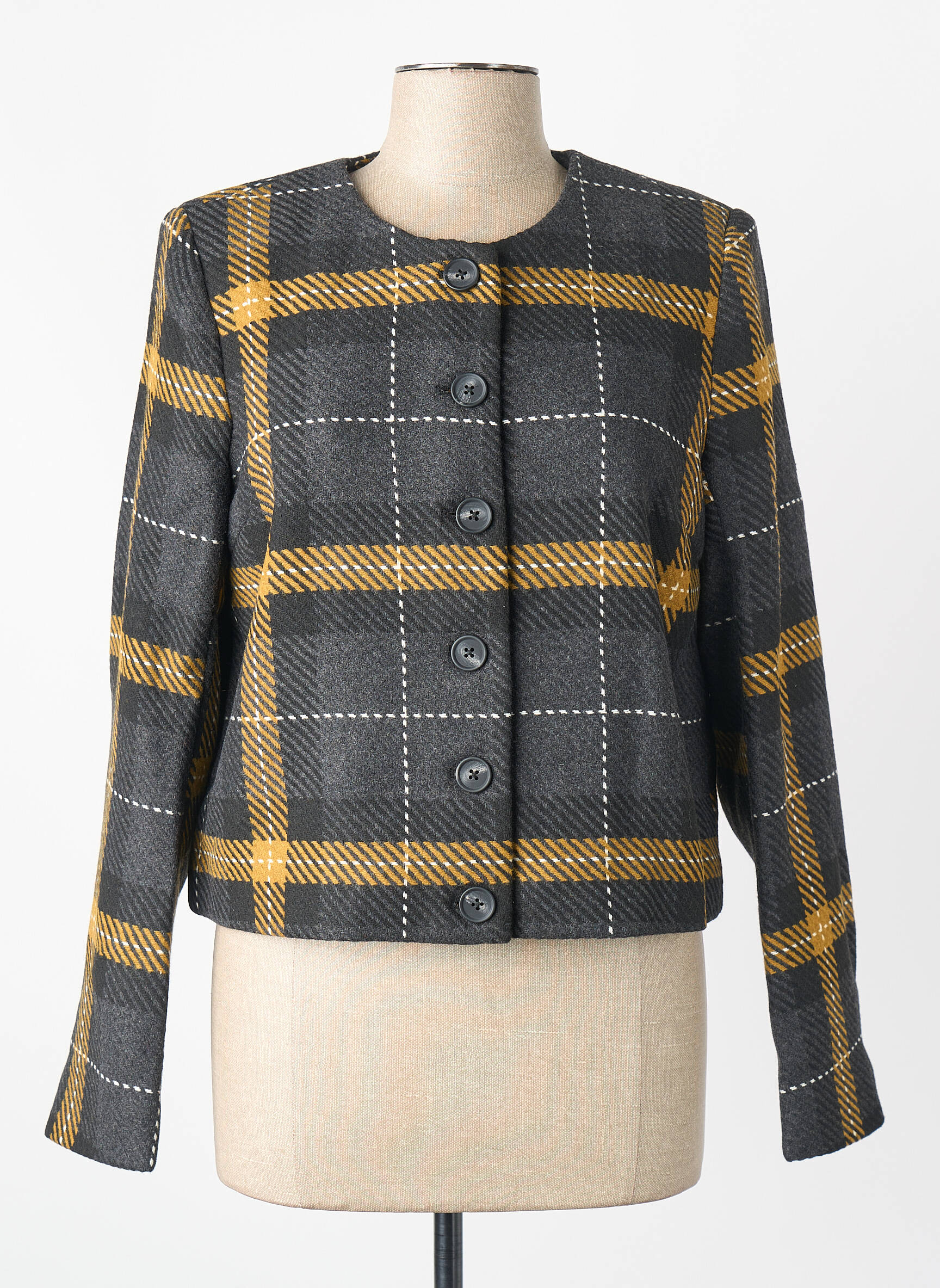 Manteau court noir VILA femme