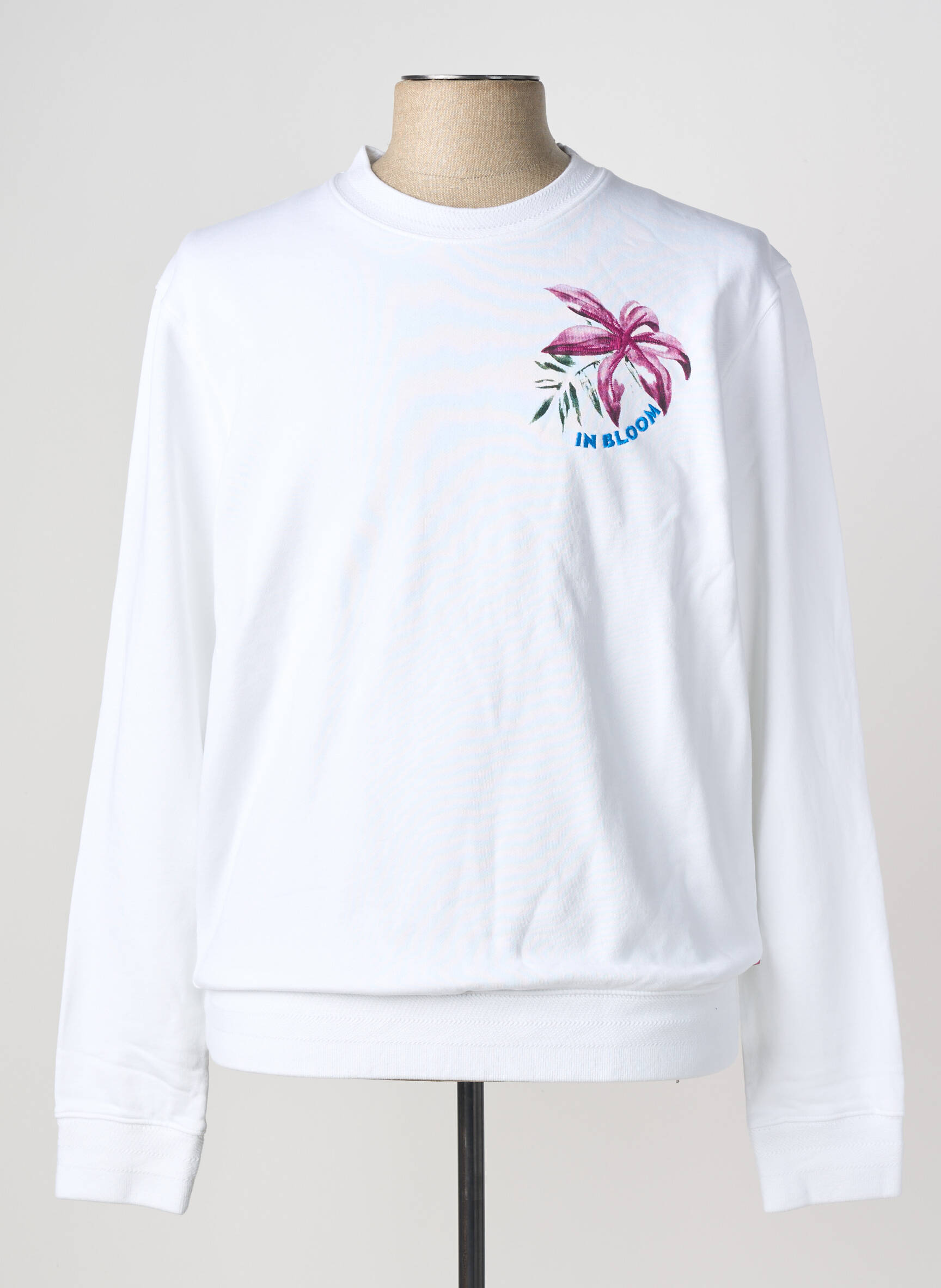 Sweat-shirt blanc SCOTCH & SODA homme