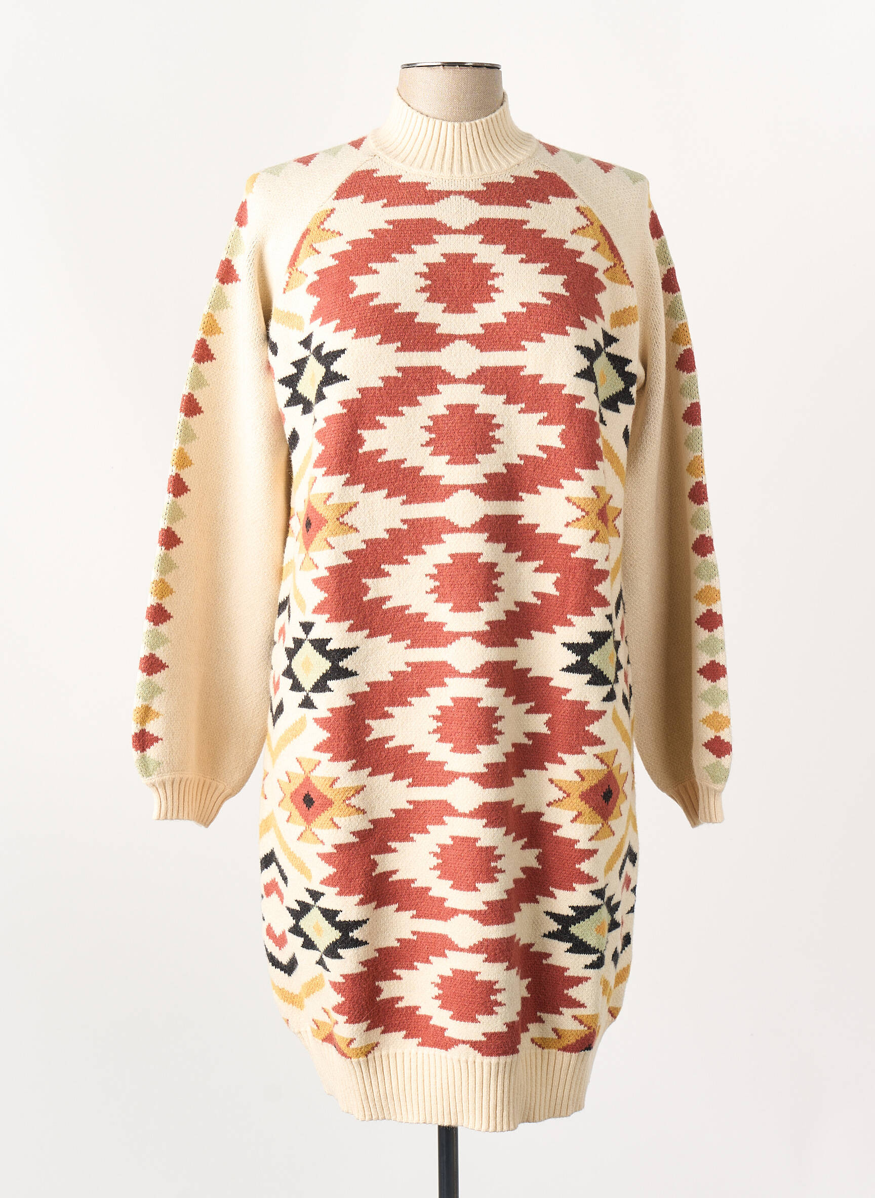 Robe courte beige WILD femme