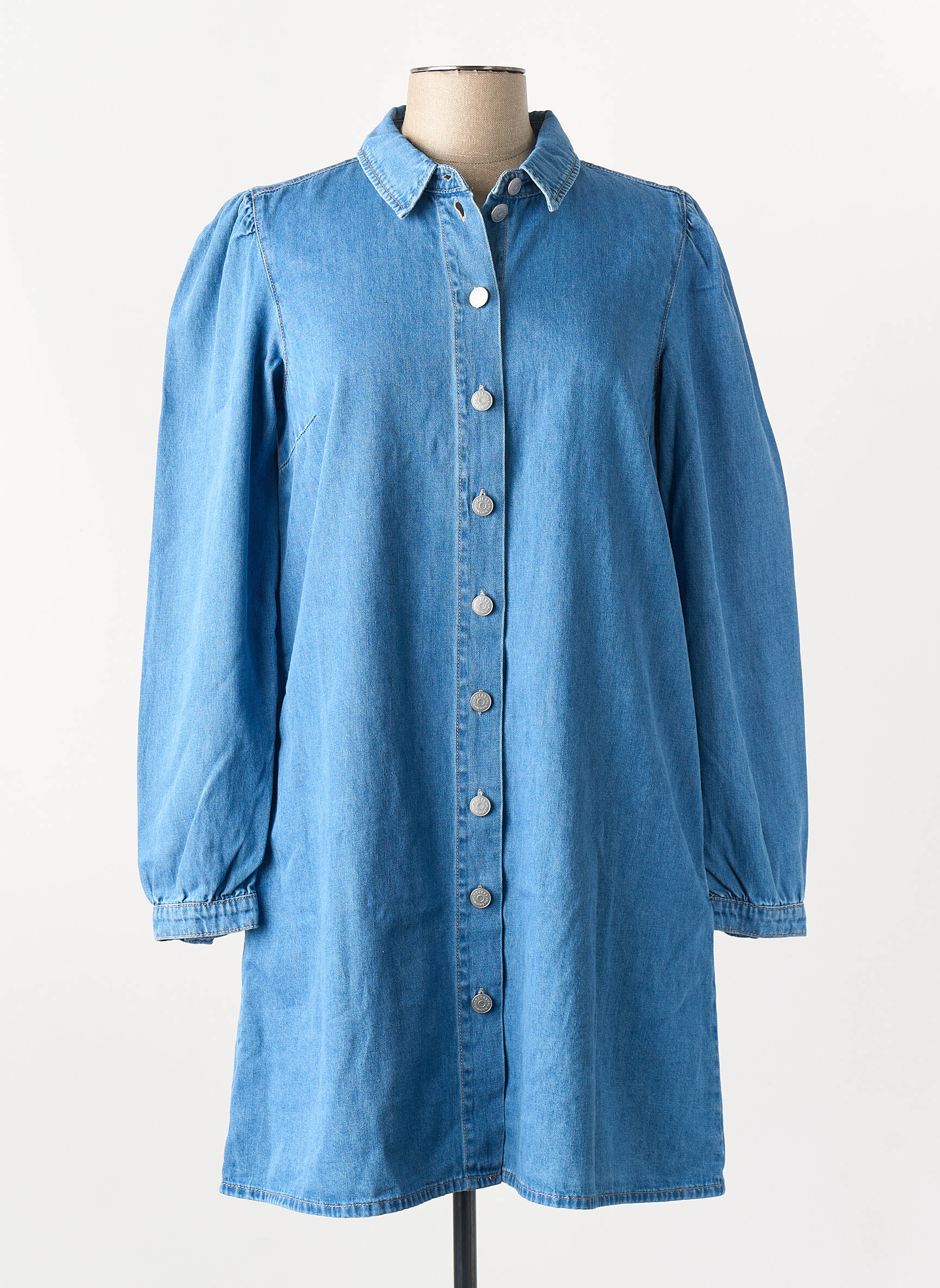Robe courte bleu OBJECT femme