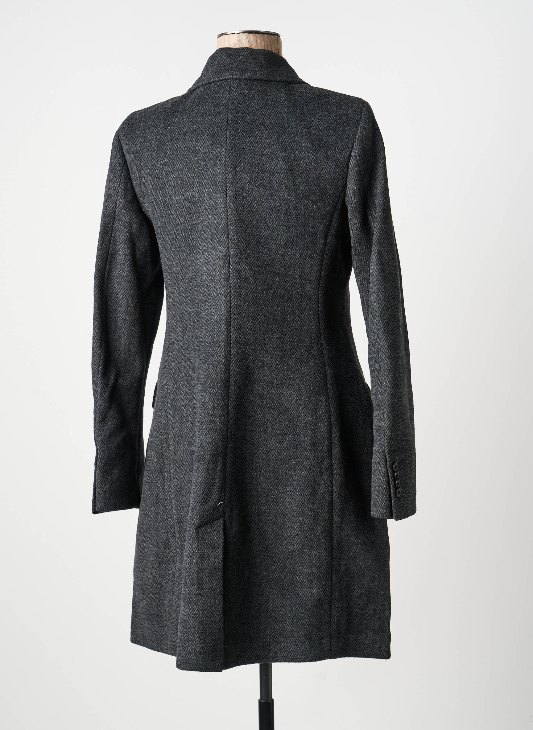 Manteau long gris RALPH LAUREN femme