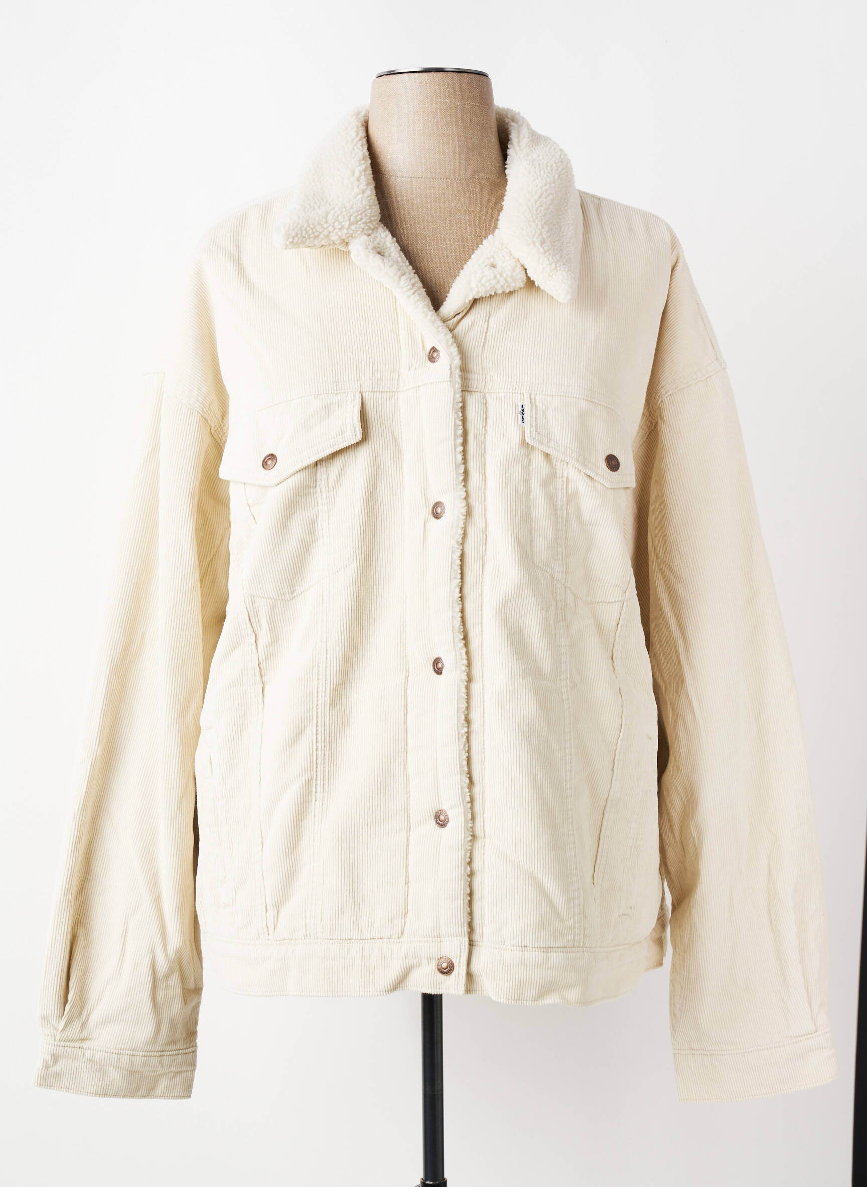 Veste en jean beige LEVI'S femme
