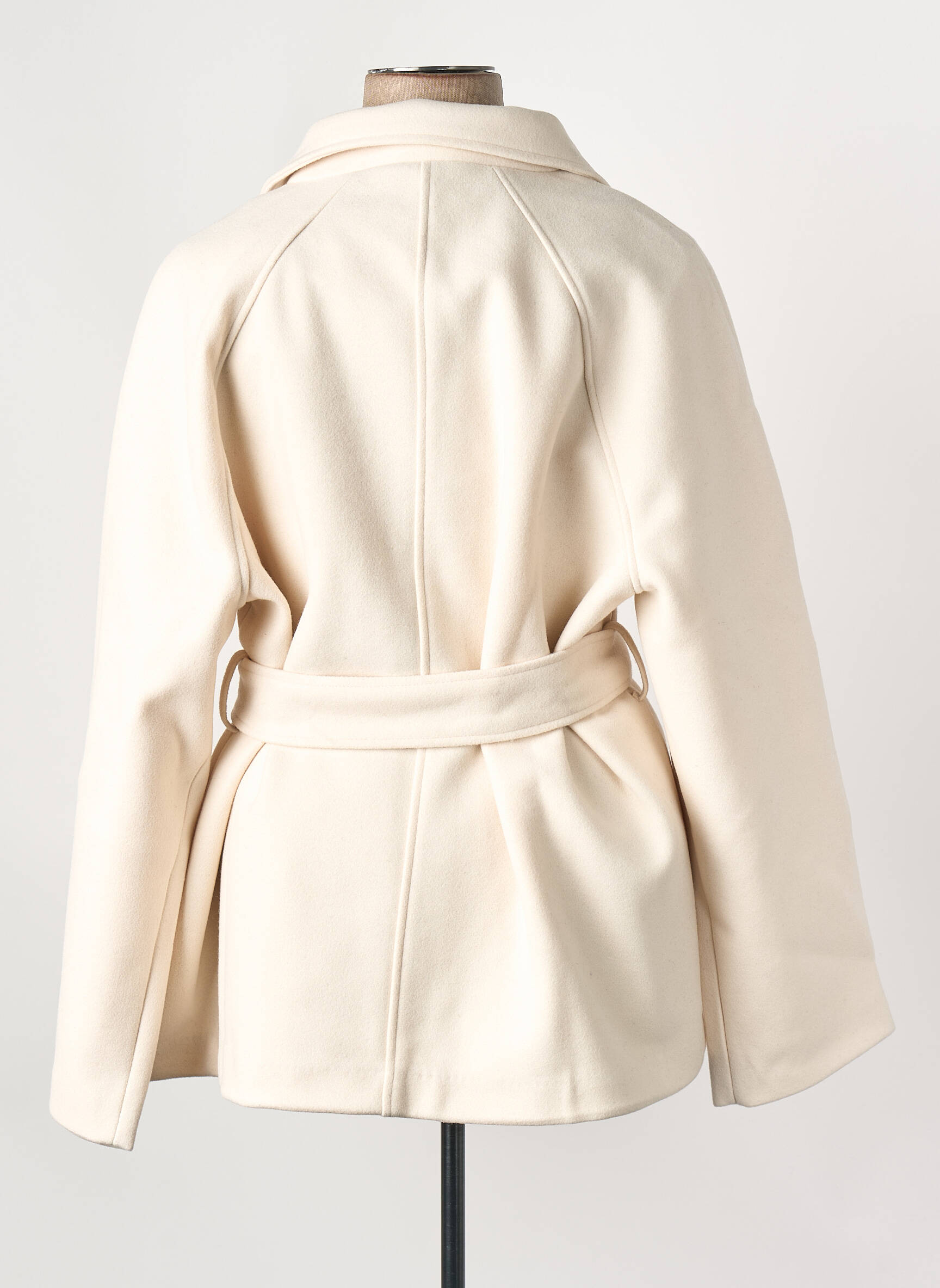 Manteau long blanc GINA TRICOT femme